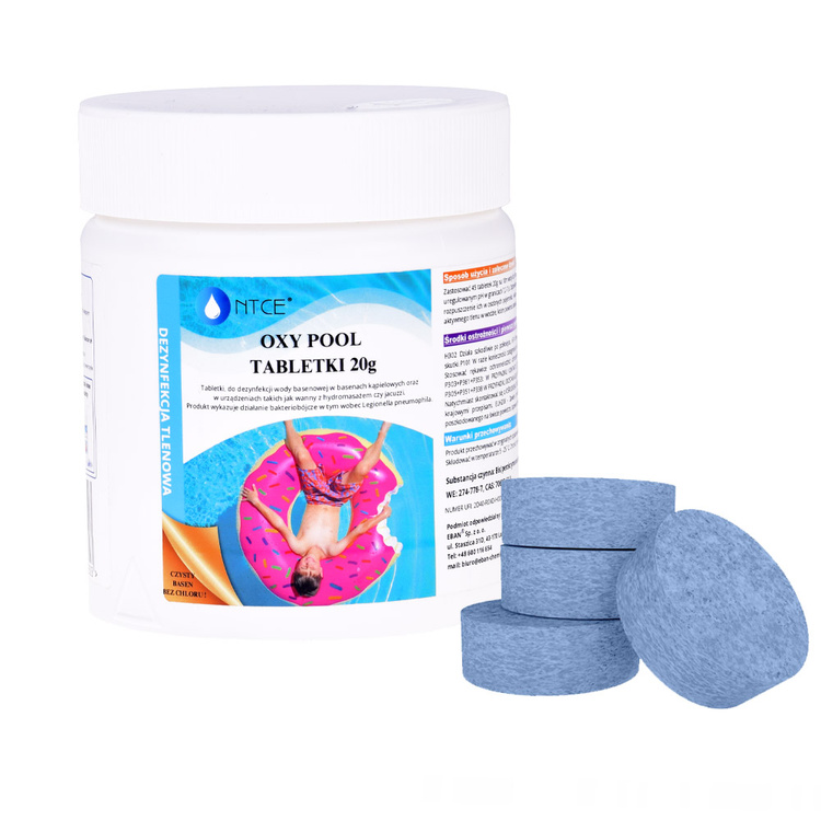 mamido Oxy Pool kyslíkové tablety na dezinfekciu vody bazény vírivky 0,5kg BA0571