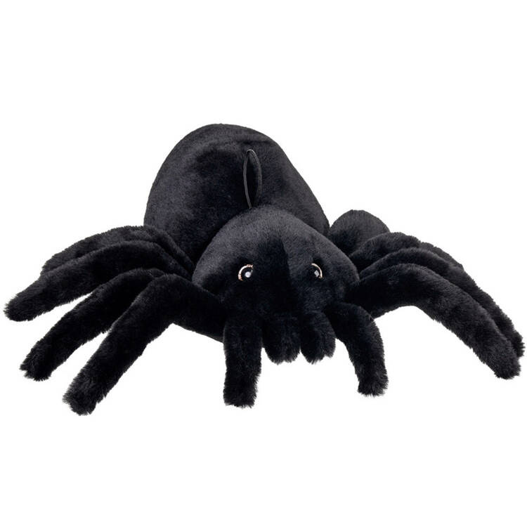 mamido Plyšová hračka čierny pavúk Tarantula 15 cm 14112