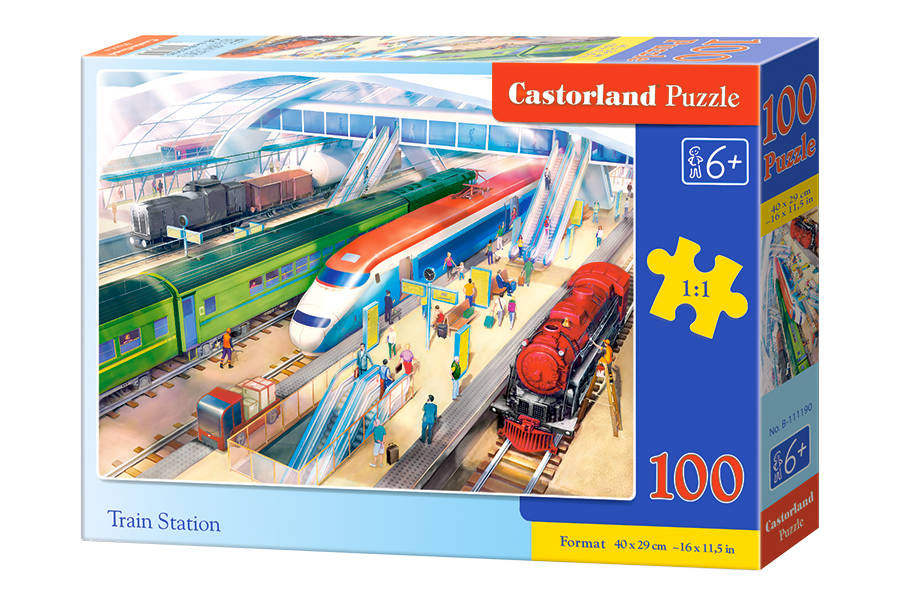 mamido Puzzle 100 dielikov Vlaková stanica