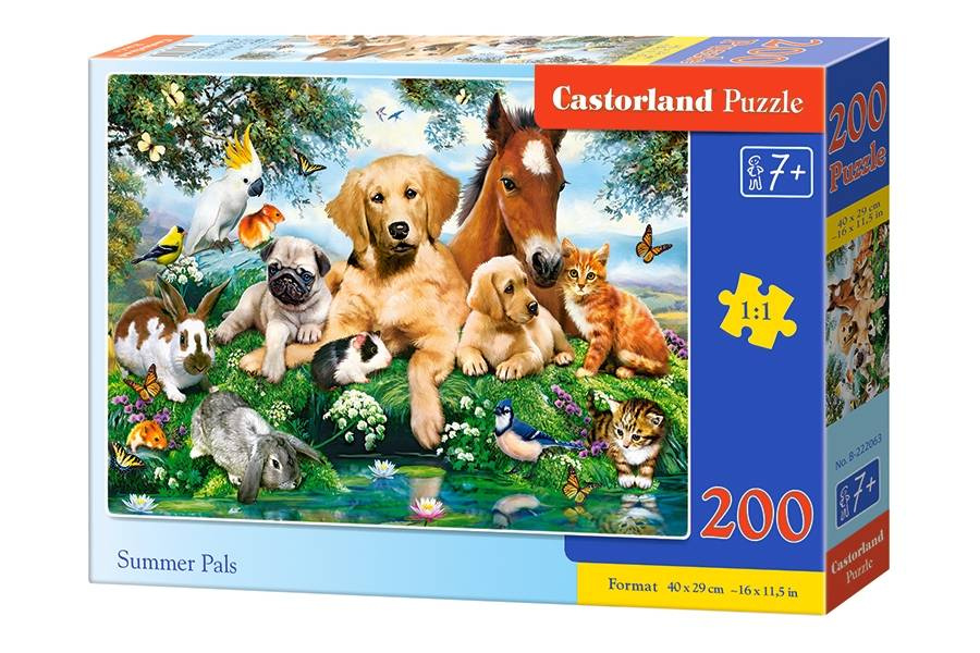 mamido Puzzle 200 dielikov Summer Pals