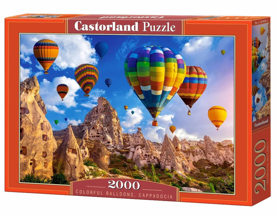 mamido Puzzle 2000 dielikov C-200900 Farebné balóny, Kappadokie balóny
