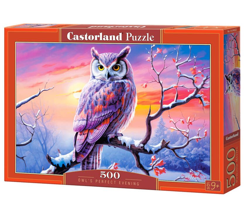 mamido Puzzle 500 ks B-54022 Soví dokonalý večer