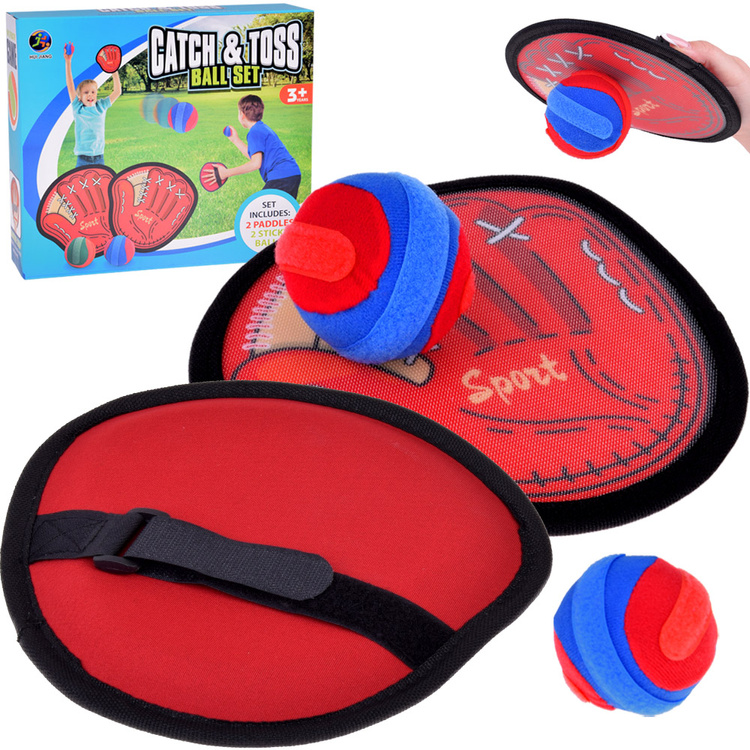 mamido Športová hra Catchball sada 2x terč + 2 loptičky Ideálna zábava SP0829