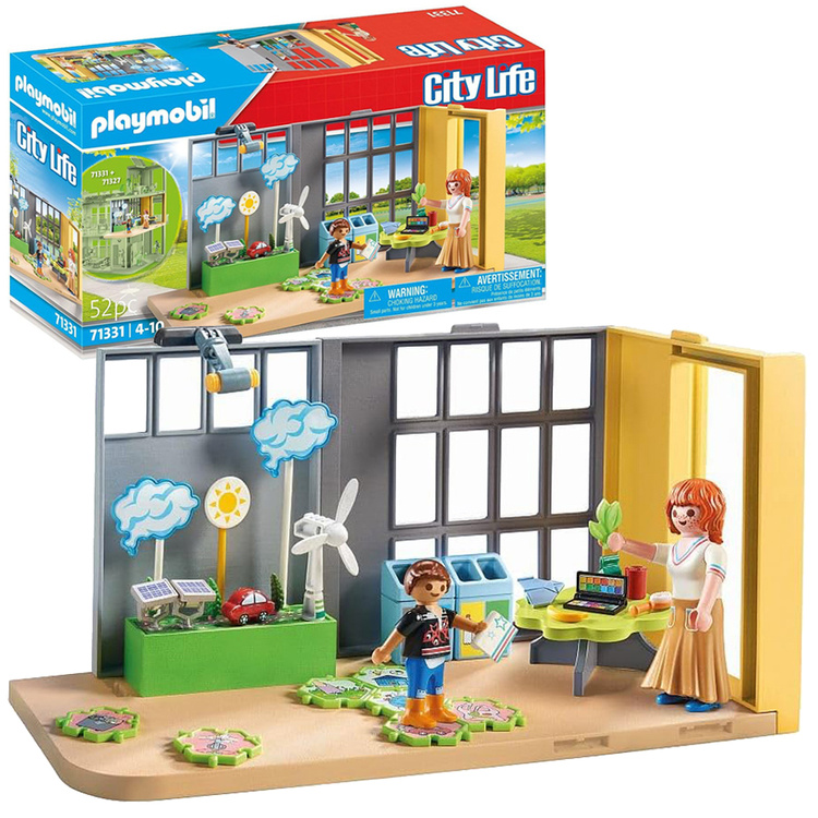 mamido Stavebnica Playmobil 71331 Škola: Veda o životnom prostredí Sada 52 dielov ZA5992