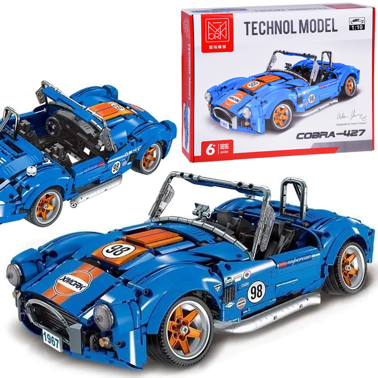 mamido Technické stavebnice 1816 dielov Športové auto Cobra-427 ZA5307