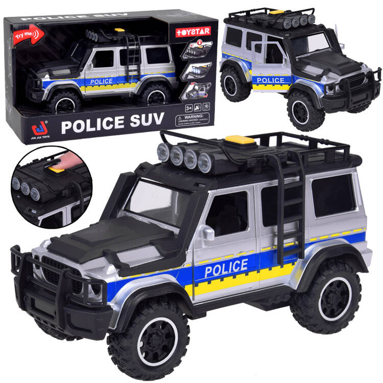 mamido Terénne policajné auto rádiovůz s pohonom, svetlami a zvukmi ZA5410