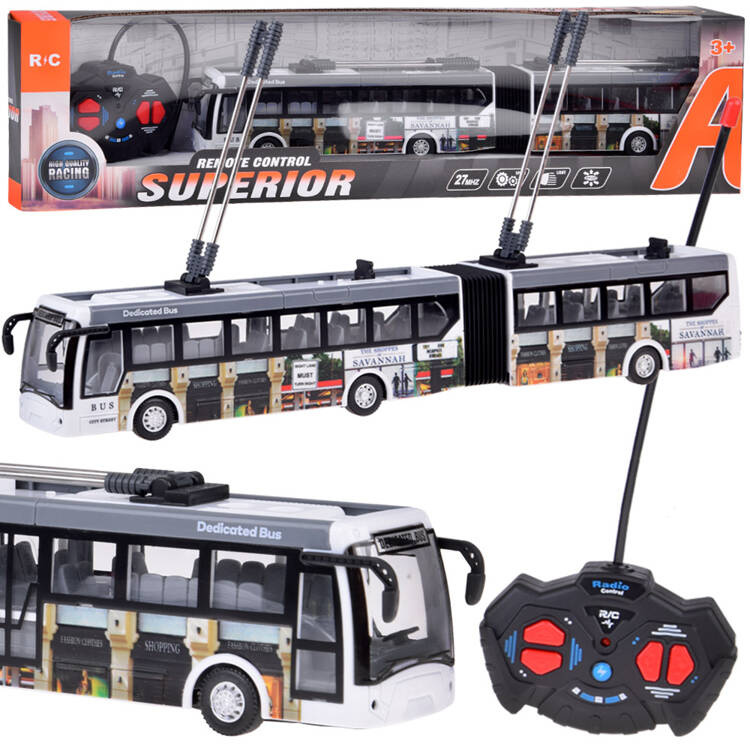 mamido Trolejbus na diaľkové ovládanie 36 cm mestský autobus RC0673