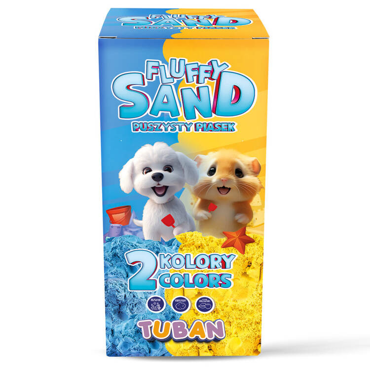 mamido Tuban nadýchaný voňavý piesok Fluffy modrý žltý 140 g ZA5170