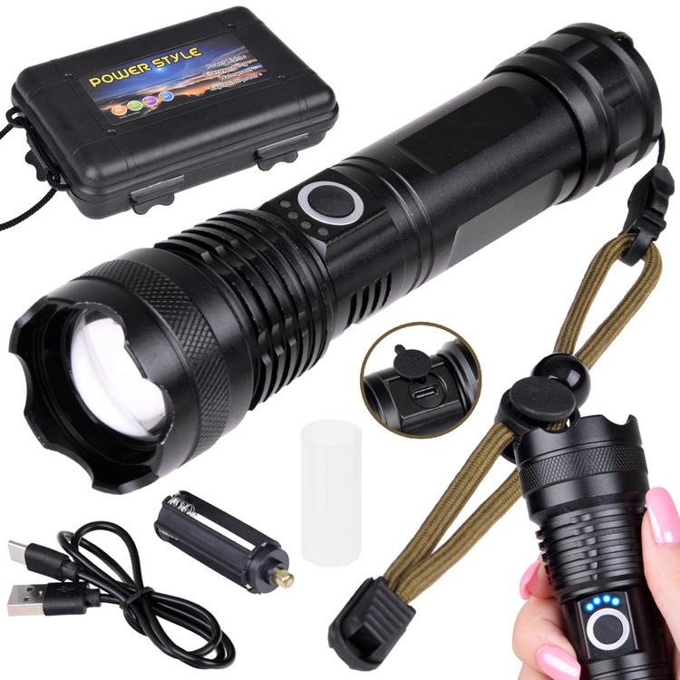 mamido Výkonné LED aku svietidlo USB vodeodolné SP0799