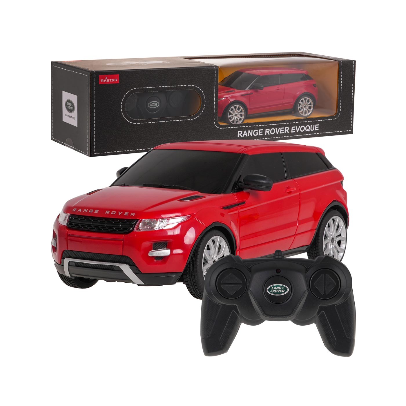 mamido Autíčko na diaľkové ovládanie RC Range Rover Evoque 1:24 červené