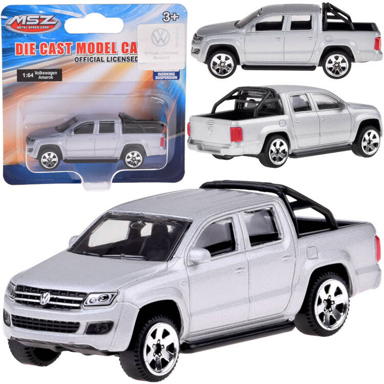 mamido Kovové autíčko Volkswagen Amarok 1:64, licencované, resorák ZA5060