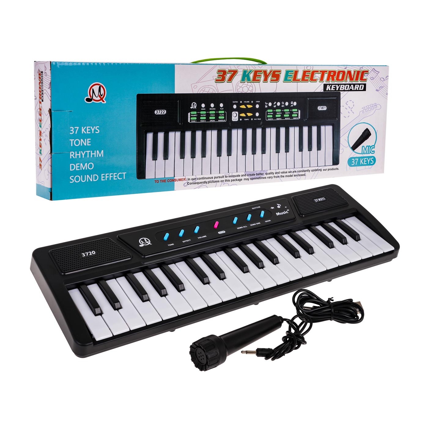 mamido Keyboard MQ-3720 s mikrofónom