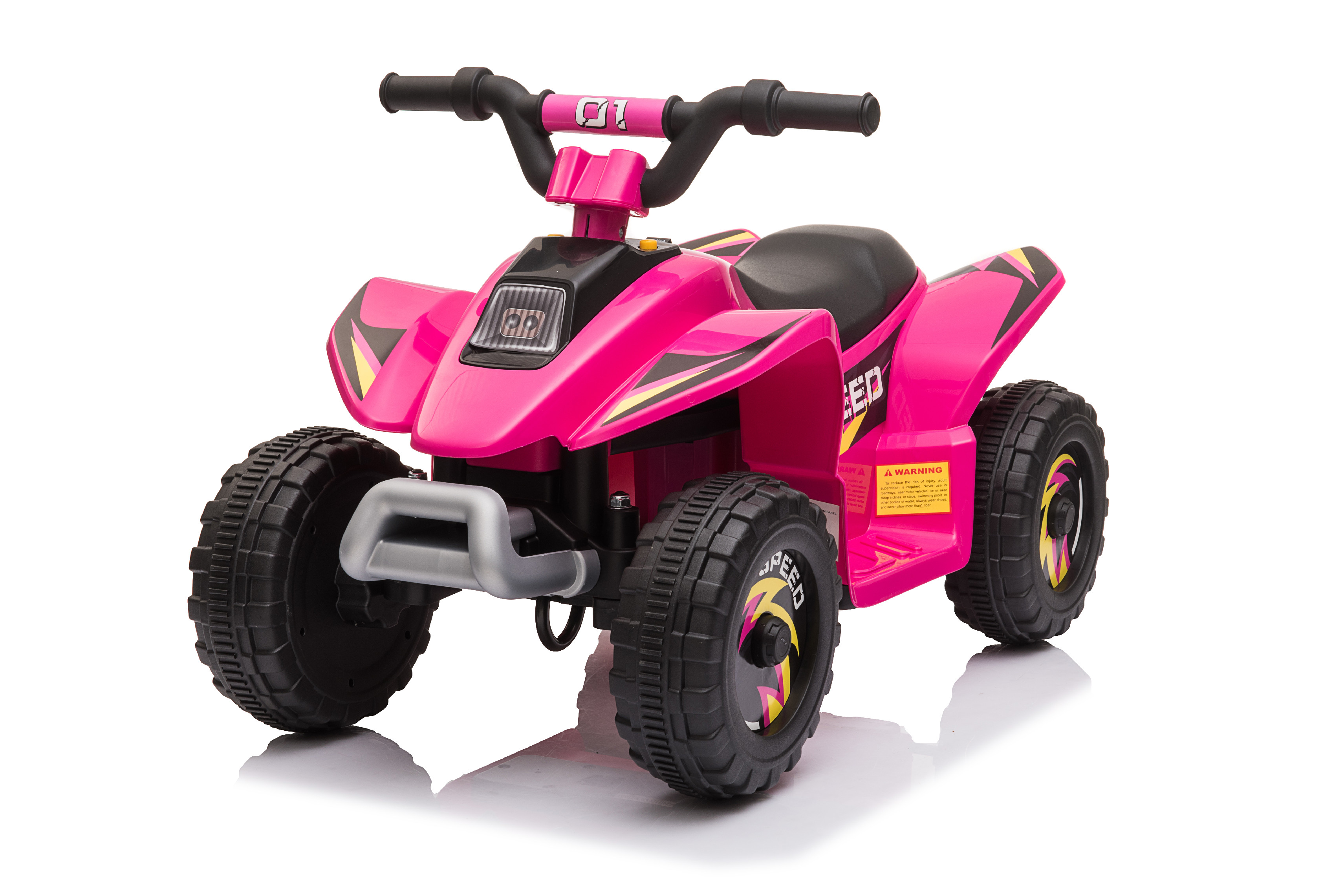 Mamido  Mamido Detská elektrická štvorkolka pre najmenších Speed Junior 6V 7Ah ružová