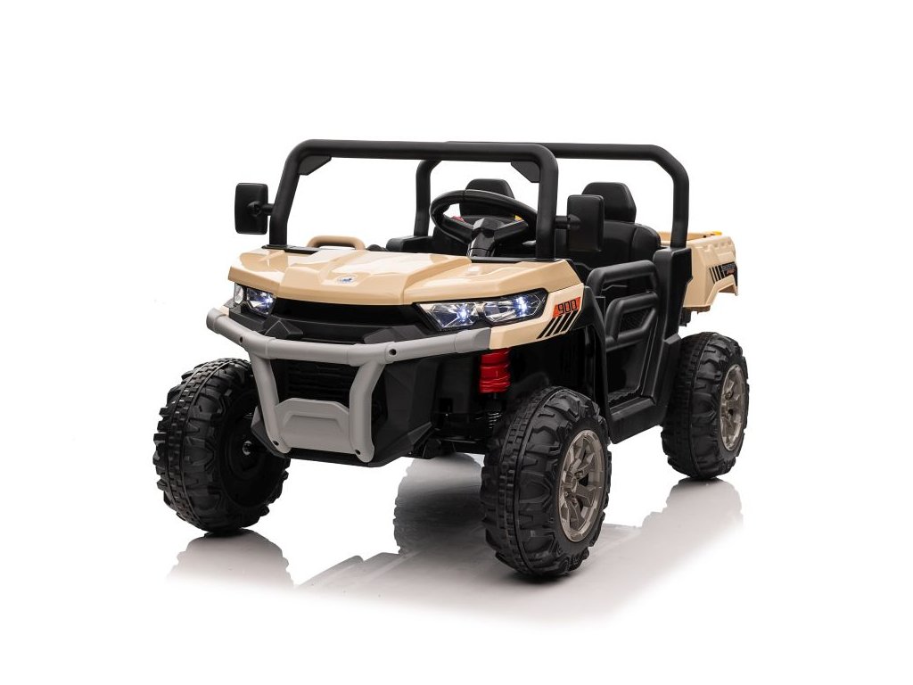 Mamido Mamido Elektrické autíčko Farmer Truck 24V 9Ah | 4x4 | 800W | zlaté