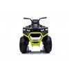 Dětská elektrická čtyřkolka 4x4 bílo žlutá09