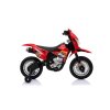 Dětská elektrická motorka Cross červená04
