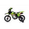 Dětská elektrická motorka Cross zelená02