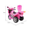 Dětská elektrická motorka skútr růžový (4)