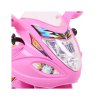 Dětská elektrická motorka skútr růžový (2)