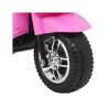 Dětská elektrická motorka skútr růžový (1)