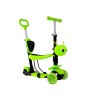 Dětská koloběžka tříkolová 5v1 zelená