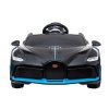dětské elektrické autíčko bugatti divo lakované černé (4)