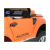 mamido Dětské elektrické autíčko Ford Ranger Wildtrak 2020 4x4 LCD lakované oranžové6