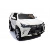Dětské elektrické autíčko Lexus bílé22
