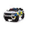 Dětské elektrické autíčko Policie bílé01