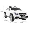 dětské elektrické auto Mercedes Benz GLE63 AMG bílý 2