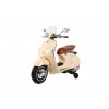 Dětský elektrický skútr Vespa GTS béžový1