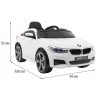 Elektrické autíčko BMW 6 GT biele