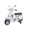 Dětská Vespa elektrický skútr bílý01