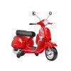 Dětská Vespa elektrický skútr červený01