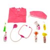 Dětská lékařská sada oblek a doplňky růžová 2
