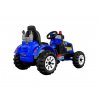 Dětský elektrický traktor Kingdom modrý3
