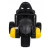Dětská elektrická motokára žlutá 5