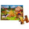 Dětské puzzle farma zvířat 48 ks