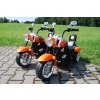 Detská elektrická motorka Chopper oranžová