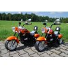 Detská elektrická motorka Chopper oranžová