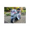 Dětská elektrická motorka stříbrná04