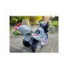 Dětská elektrická motorka stříbrná06