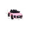 Elektrické autíčko Audi R8 Spyder růžové07