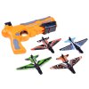 Dětská pistole vystřelující letadla oranžová2