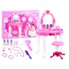 Dětský kosmetický stolek s fénem růžový1