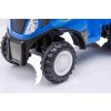 Detský traktor s prívesom New Holland T7 modrý
