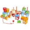 dřevěná stavebnice vláček s čísly6