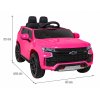 Elektrické autíčko Chevrolet Tahoe růžové16