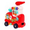 Multifunkční lokomotiva 4v1 chodítko, odrážedlo, výuková hračka a vozík17