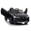 dětské elektrické autíčko lexus sport lakované černé (1)